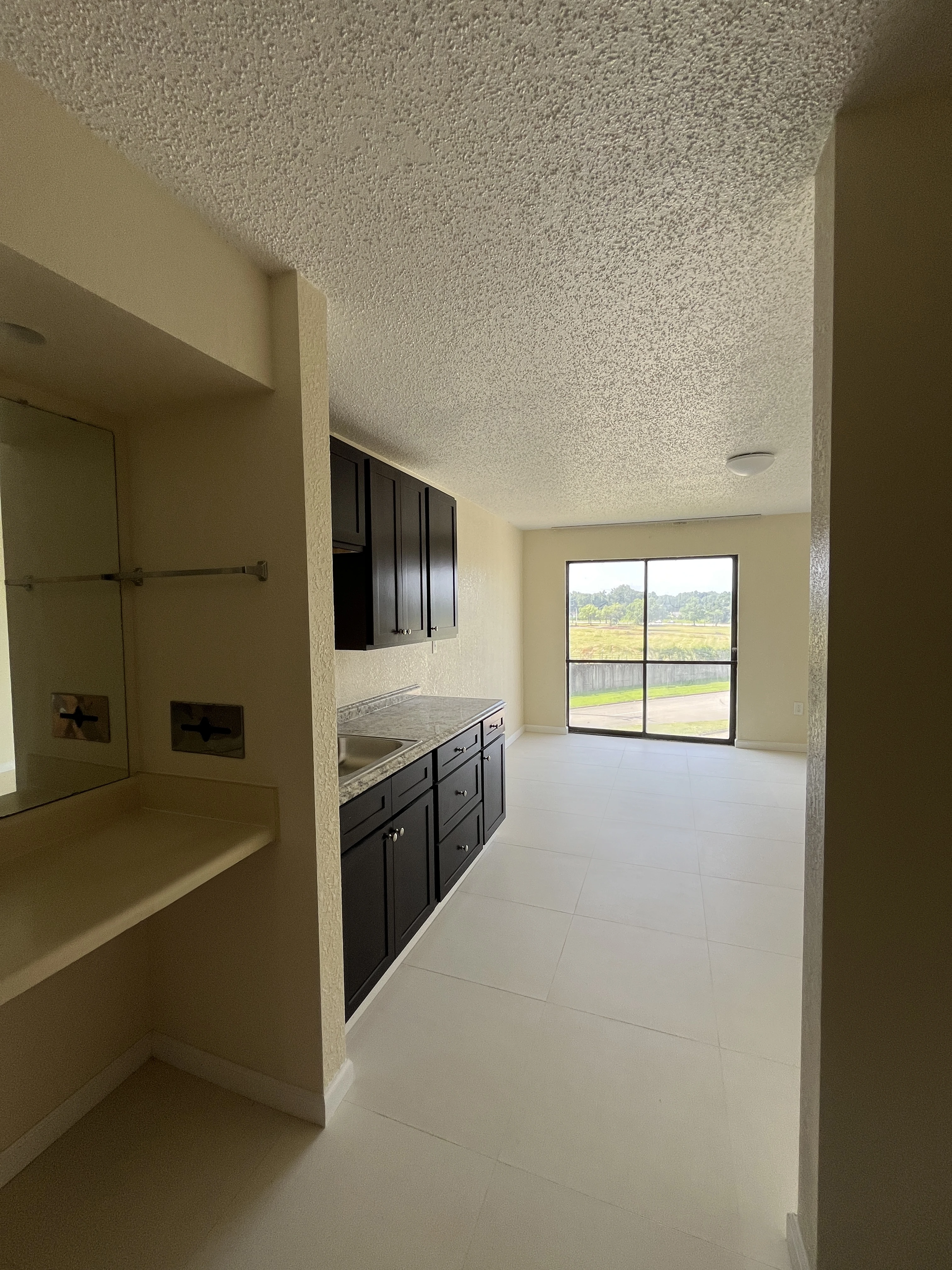 Furnished studio interior